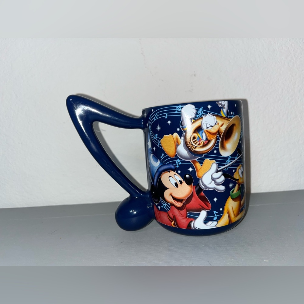 Disney Parks Disneyland Music Note Coffee Mug Cup 2016 Magic Memories Whimsical